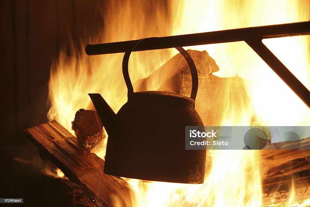 Black pot Kaffee - Lizenzfrei Asche Stock-Foto