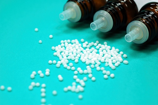 Homeopathic pills (Globuli) - shallow DOF