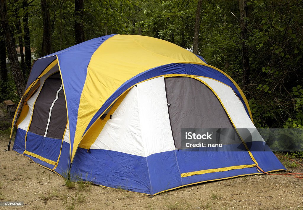 Barraca de acampamento - Royalty-free Acampar Foto de stock