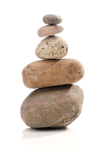 Balancing of pebbles.    Click for more images: