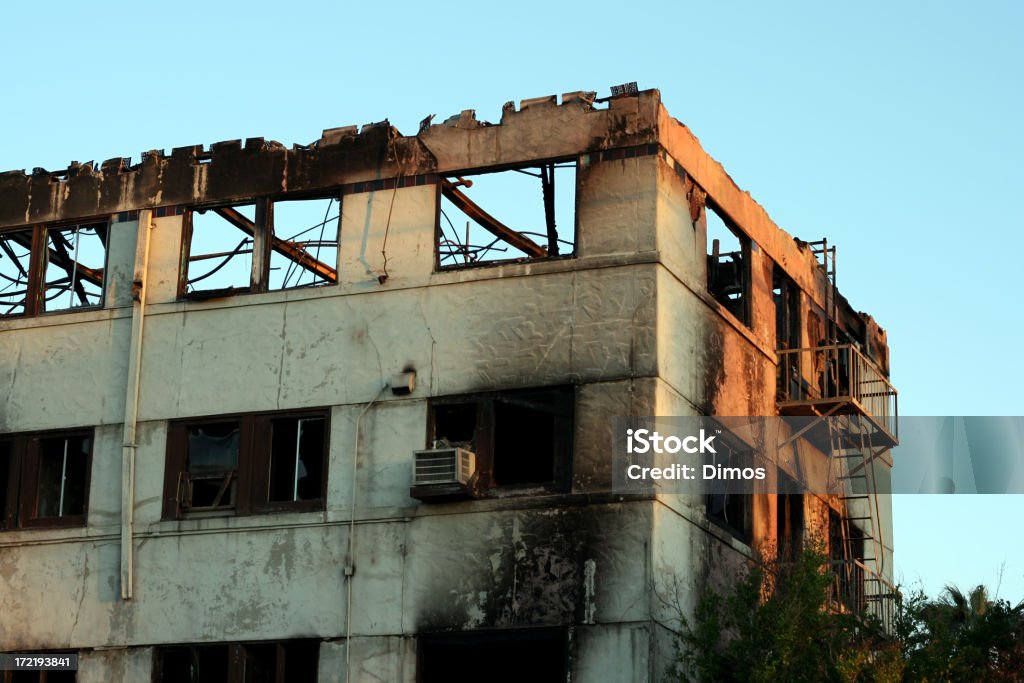 Burned out building burned out building Built Structure Stock Photo