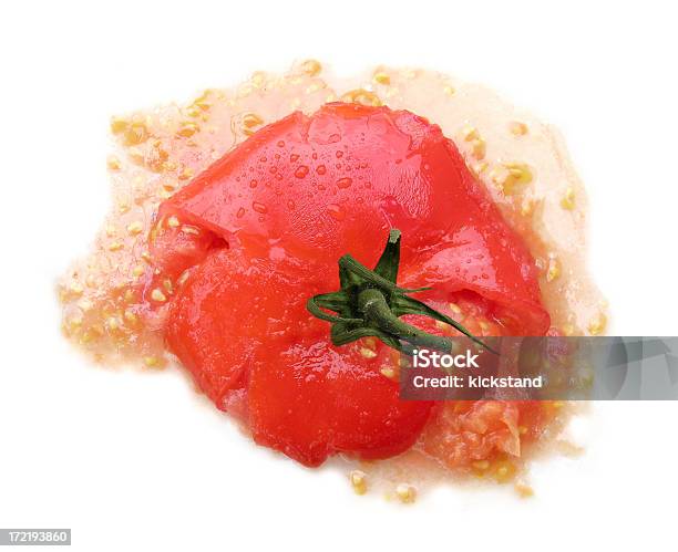 Splat De Tomate - Fotografias de stock e mais imagens de Acidente - Conceito - Acidente - Conceito, Fruta, Salpicado