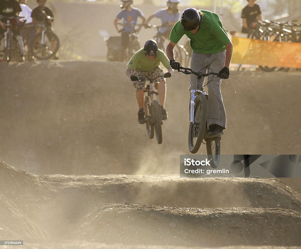 Salto - Foto de stock de Bicicleta BMX libre de derechos