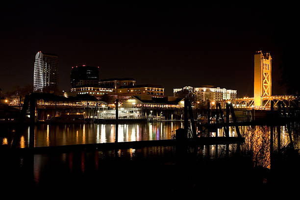 istock Sacramento skyline at night. 172194114