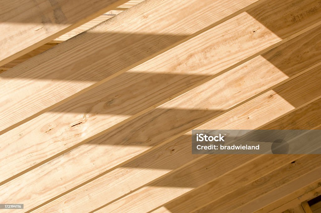 Costruzione casa - Foto stock royalty-free di Legno