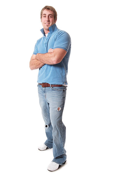 istock Full Length Casual Male with Collar Raised 172194139