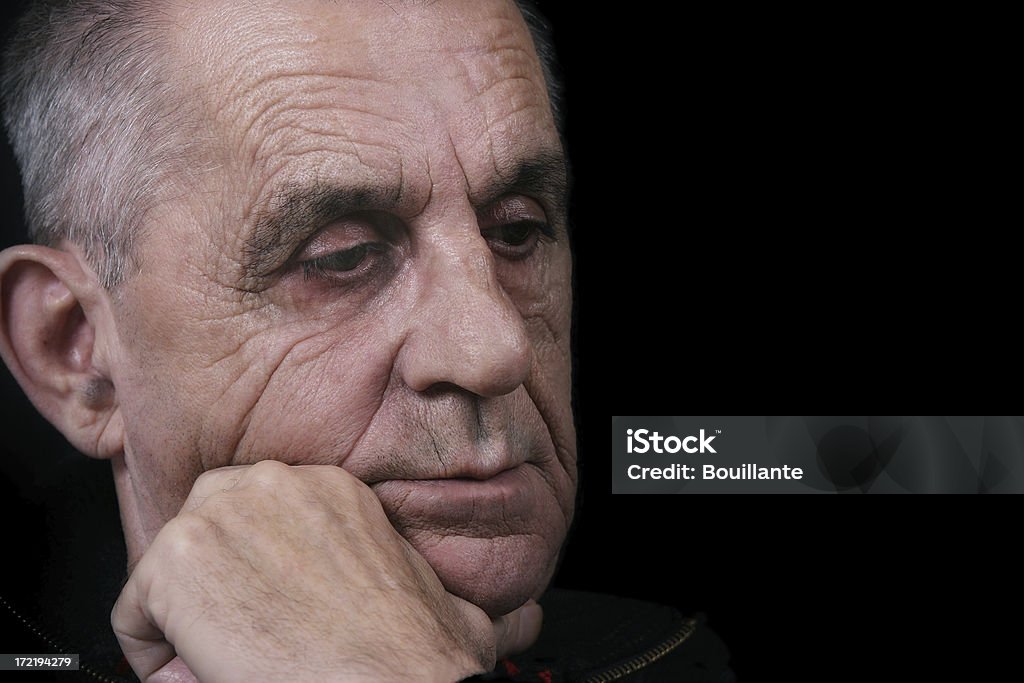 Wisdom Senior man's portrait. 60-69 Years Stock Photo