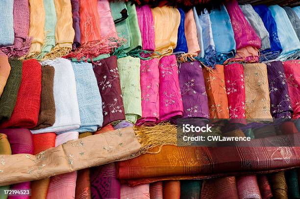 Красочные Лаоса Текстиль — стоковые фотографии и другие картинки Без людей - Без людей, Белый, Горизонтальный