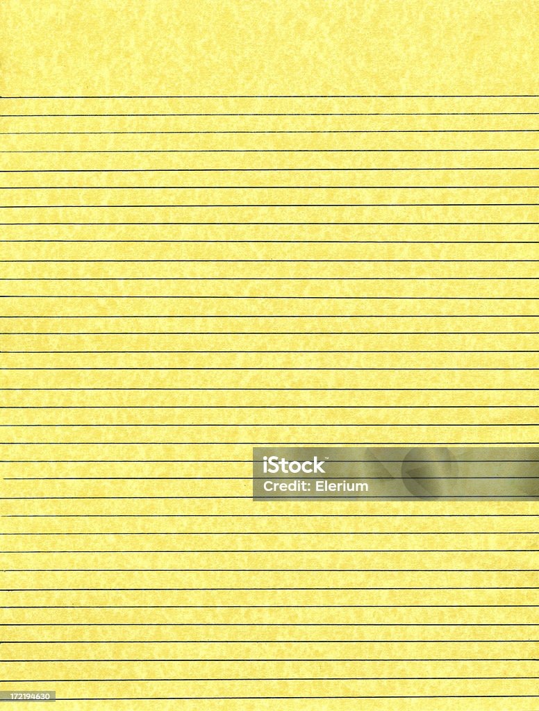 칸슐러 노란색 Lined 종이 - 로열티 프리 건설 산업 스톡 사진