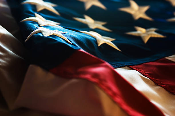 US Flag stock photo