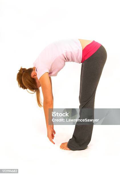 Yoga Stretch - Fotografie stock e altre immagini di Adulto - Adulto, Aerobica, Bellezza