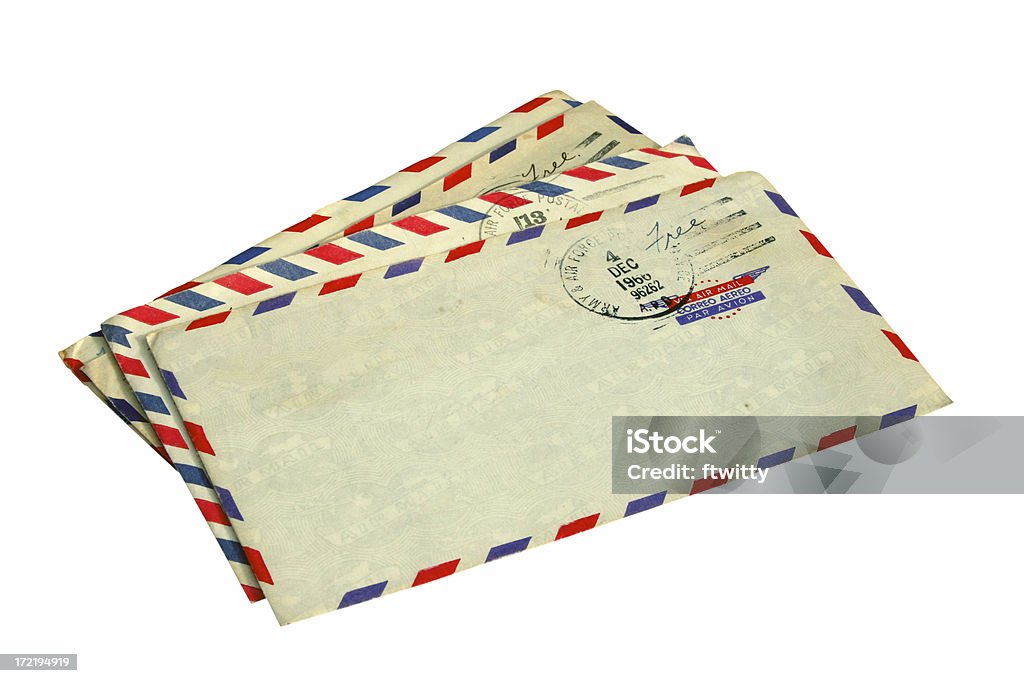 Airmail isolado - Royalty-free Lembrança Foto de stock