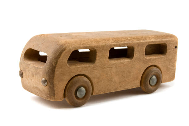 istock Wooden toy bus 172194952