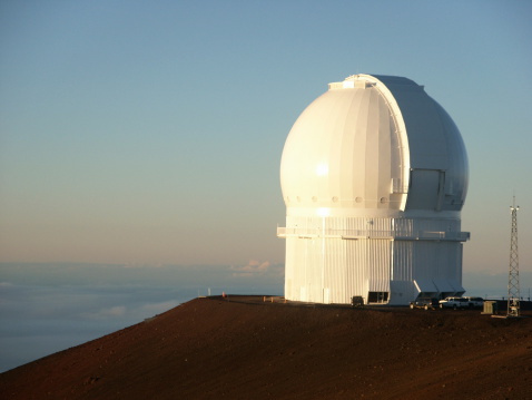 Observatory in Hawaii on the top of Mauna Loa