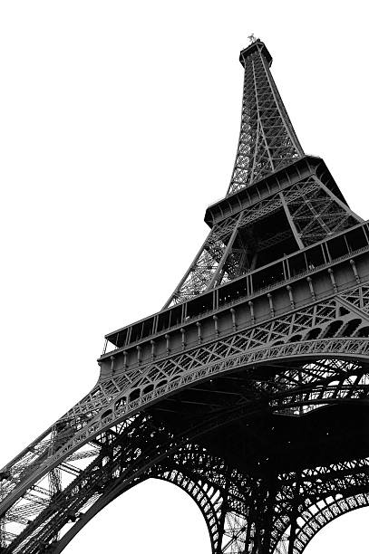 istock Eiffel Tower, Paris, France in Black & White 172195229