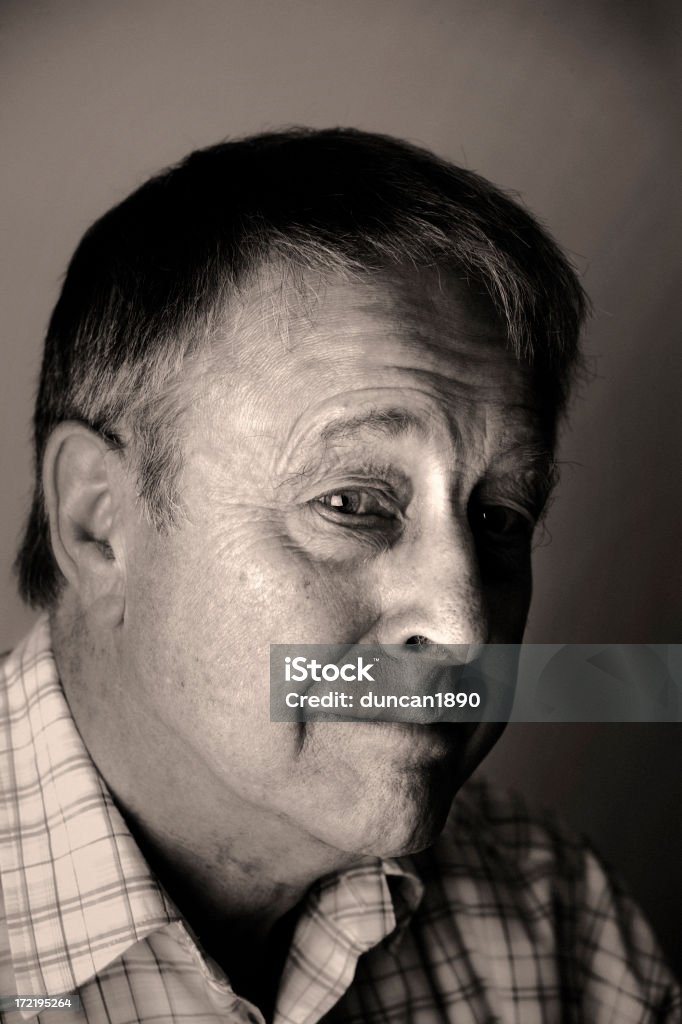 Homem sênior - Foto de stock de 70 anos royalty-free