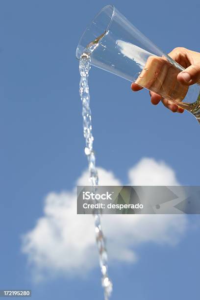 Out Of The Glass Stock Photo - Download Image Now - Adult, Blue, Clear Sky