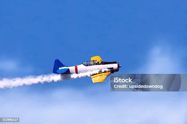 Pokazy Lotnicze Serii Nr 5 North American T6 Trener - zdjęcia stockowe i więcej obrazów Chmura