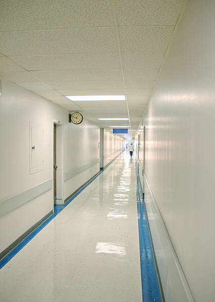 istock Corridor to main hospital 172195449