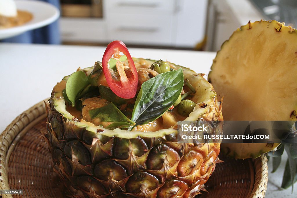 Kaczka CurryThai - Zbiór zdjęć royalty-free (Ananas)
