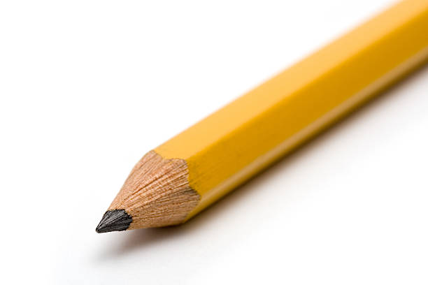 pencil - pencil acute angle sharp yellow 뉴스 사진 이미지