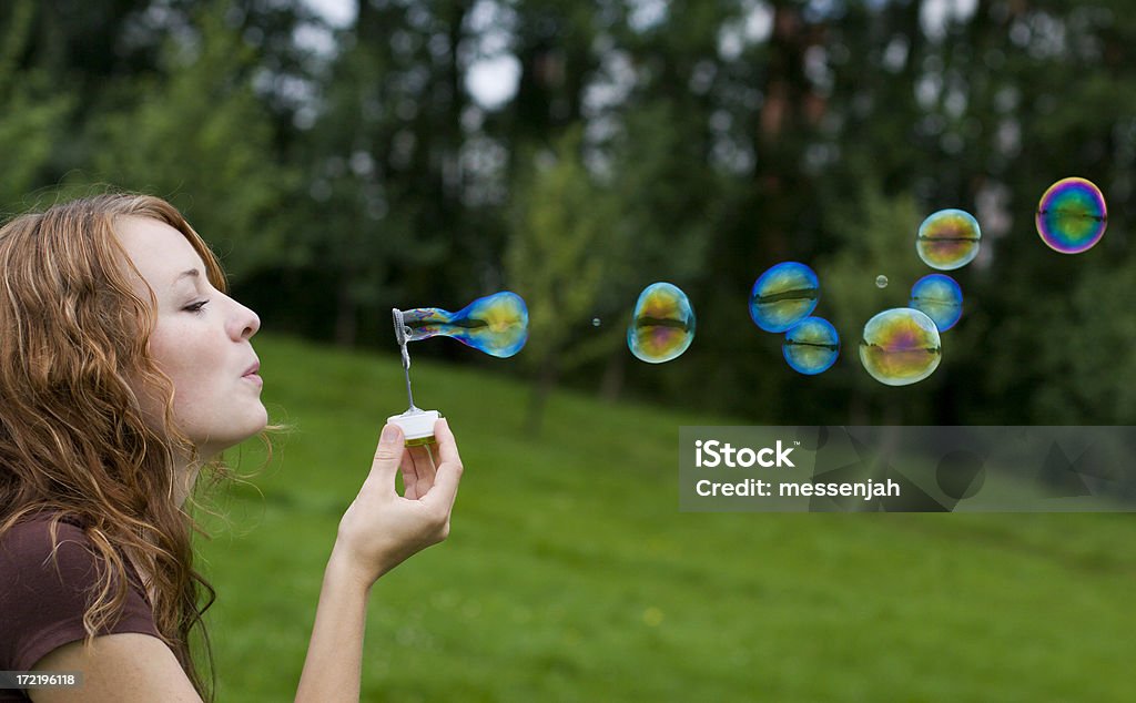 - Blasen - Lizenzfrei Augen geschlossen Stock-Foto