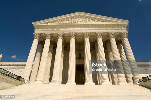 Tribunal Supremo De Los Estados Unidos Foto de stock y más banco de imágenes de Arquitectura - Arquitectura, Autoridad, Capitol Hill