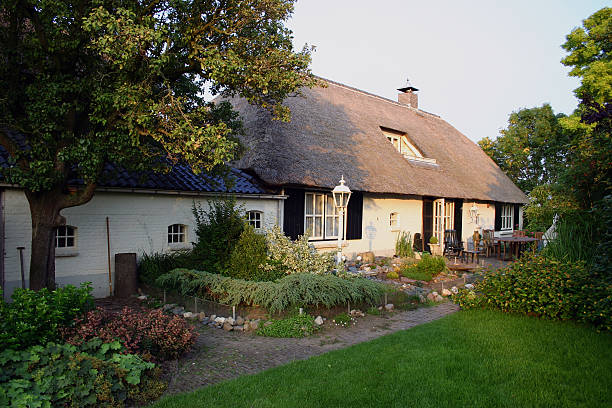 istock Farmhouse in summer season 172196549