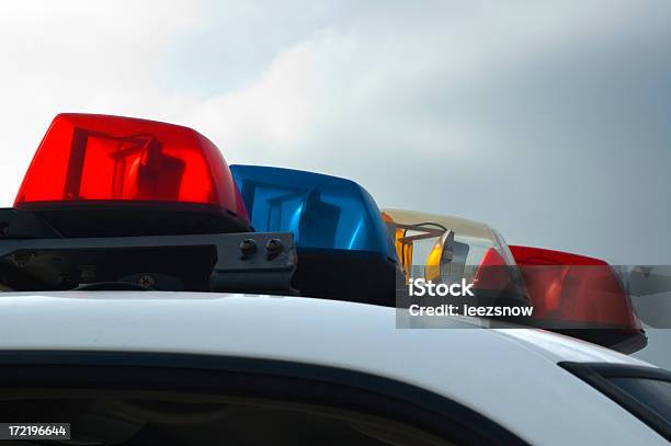Polizei Auto Lichter Nahaufnahme Stockfoto und mehr Bilder von Polizeilicht - Polizeilicht, Rettungswagen, Beleuchtet