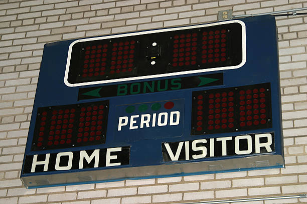 Scoreboard stock photo