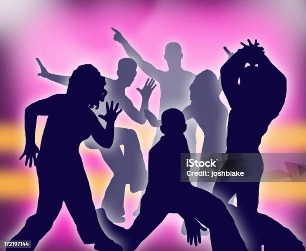 Foto de De Dança Da Discoteca e mais fotos de stock de Arte, Cultura e Espetáculo - Arte, Cultura e Espetáculo, Atividade, Branco