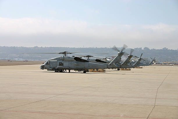 istock Naval helicopters prep for mission 172197566