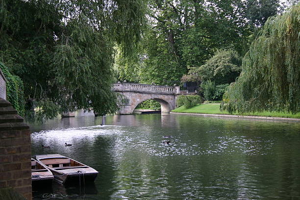 istock river scene with punt, Cambridge, England 172197572