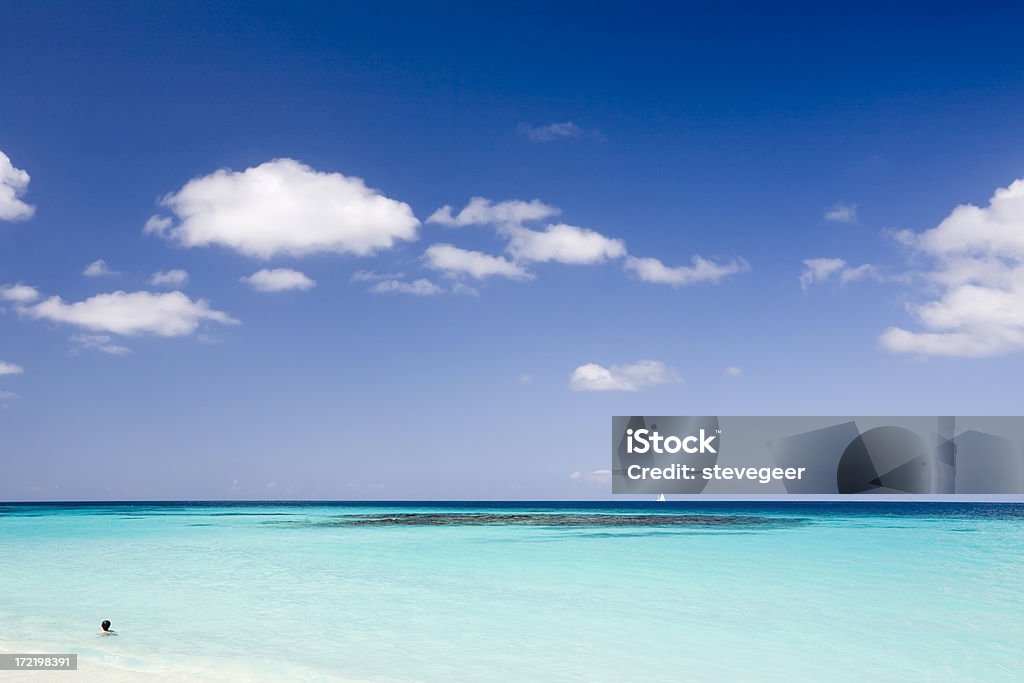 Paesaggio marino dei Caraibi - Foto stock royalty-free di Anguilla