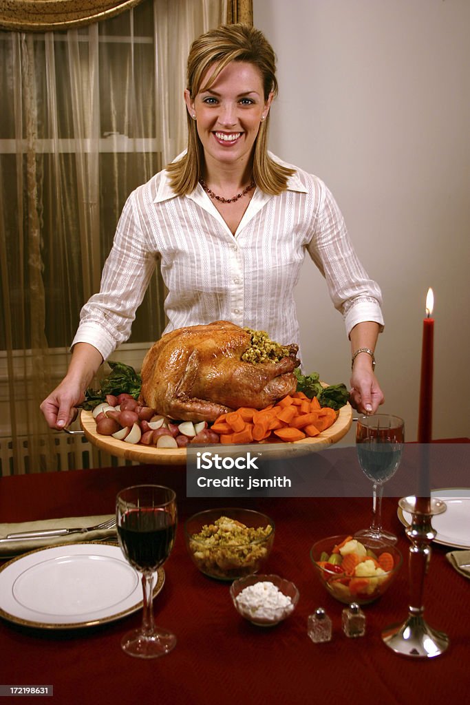 Большой Турция ужин - Стоковые фото Мясо индейки роялти-фри