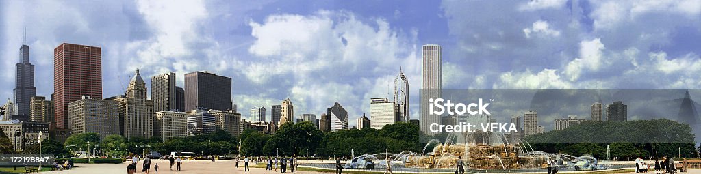 Panorama de Chicago - Foto de stock de Aire libre libre de derechos