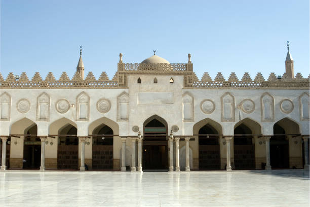 mosquée al-azhar, le caire, égypte - al azhar photos et images de collection