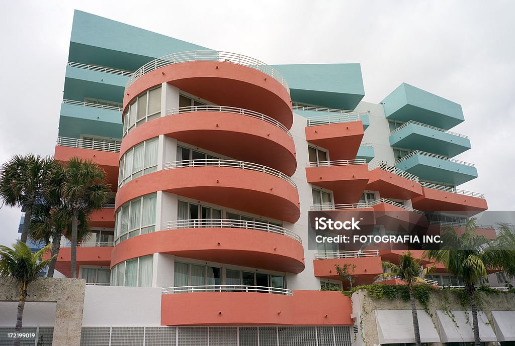 Ocean Drive condominio - Foto de stock de Panorama urbano libre de derechos