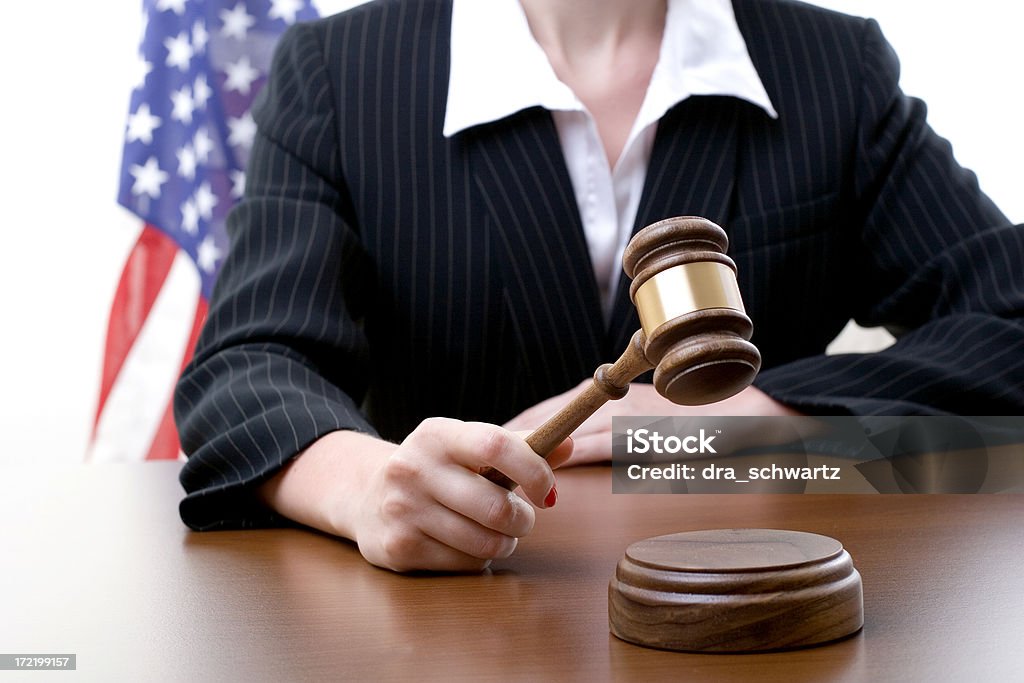 Juiz feminino - Foto de stock de Juiz de direito royalty-free