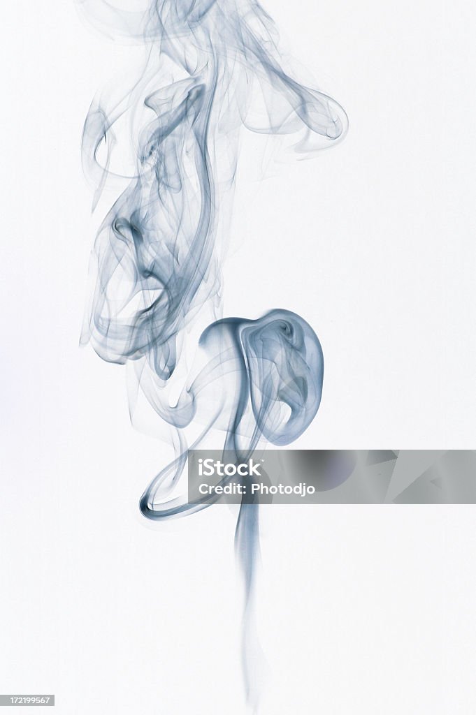Smoke abstraction Cyan smoke abstraction Abstract Stock Photo