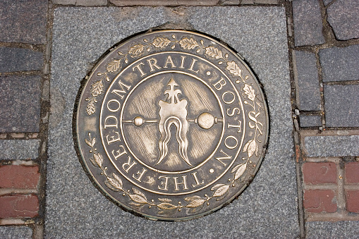 Marker on Boston's Freedom Trail