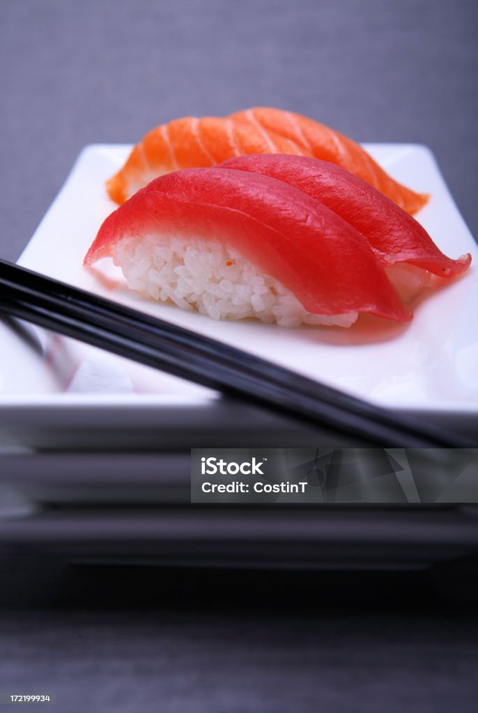 Piatto per Sushi 1 - Foto stock royalty-free di Alimentazione sana