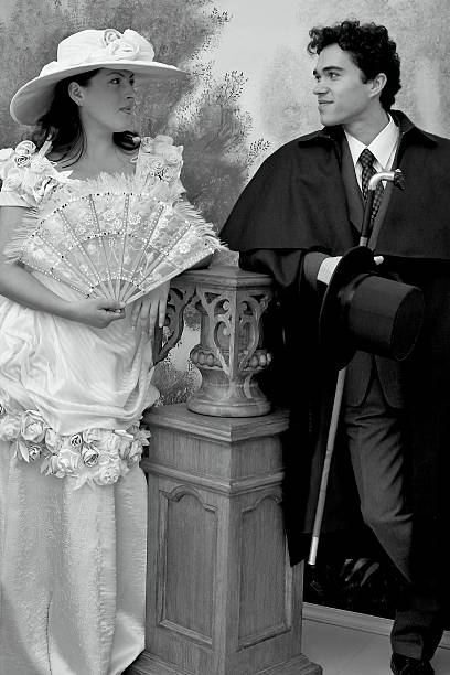 istock Retro couple portrait 2 (b/w) 172199986