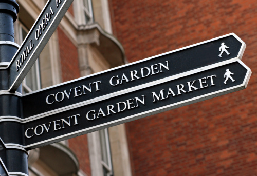 Directions to Covent Garden in London
