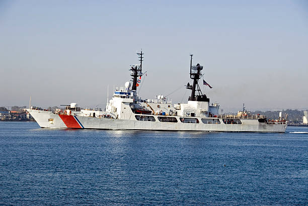 корабль сша береговая охрана - usa coast guard ship nautical vessel стоковые фото и изображения