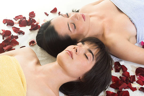 istock Two girls in the spa salon 172200089