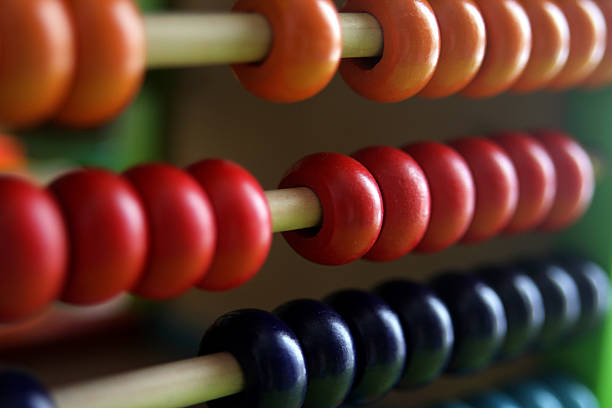 colorida abacus 5 - ábaco - fotografias e filmes do acervo