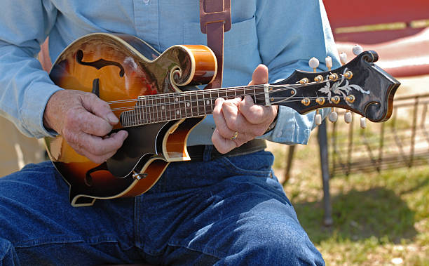 mandoline bluegrass - mandoline stock-fotos und bilder