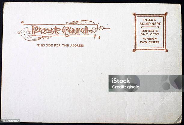 Leere Vintagepostkarten Stockfoto und mehr Bilder von Altertümlich - Altertümlich, Antiquität, Brief - Dokument