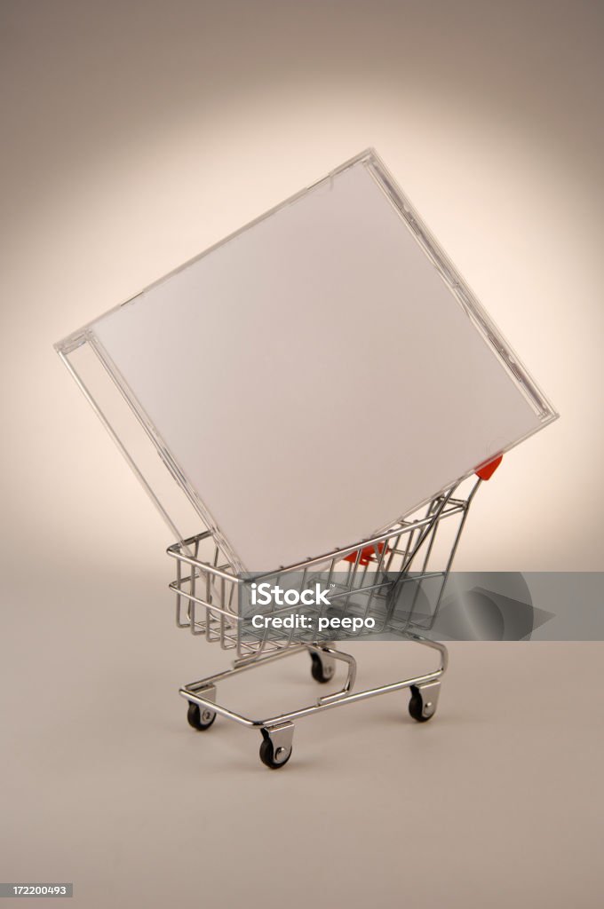 Caja de cd en blanco - Foto de stock de Blanco - Color libre de derechos